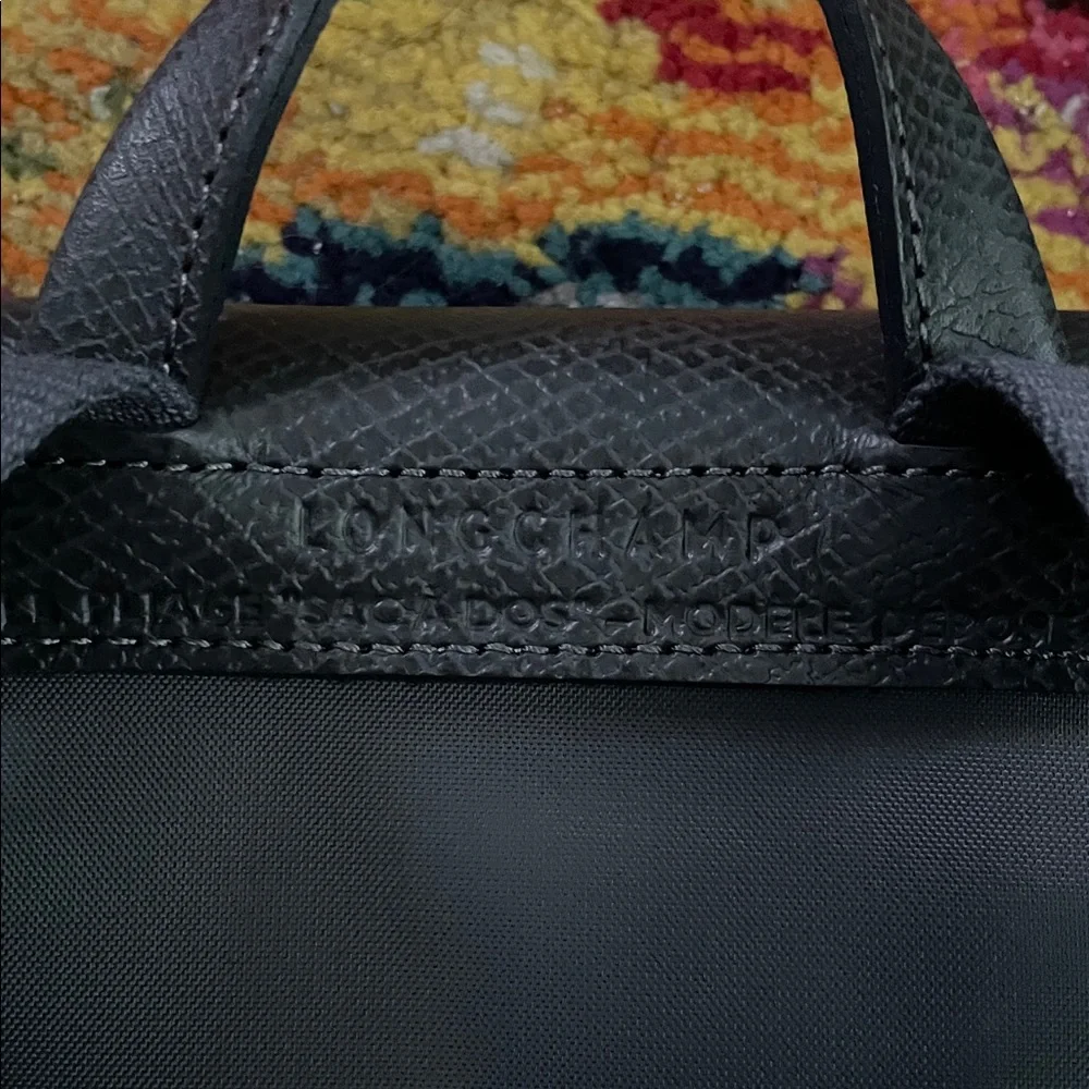 Longchamp Mini Backpack - Graphite/Gray Excellent Condition - Picture 14 of 16